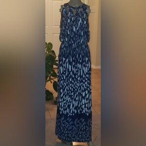 Main 646 brand Elegant Blue Patterned Women's Skirt